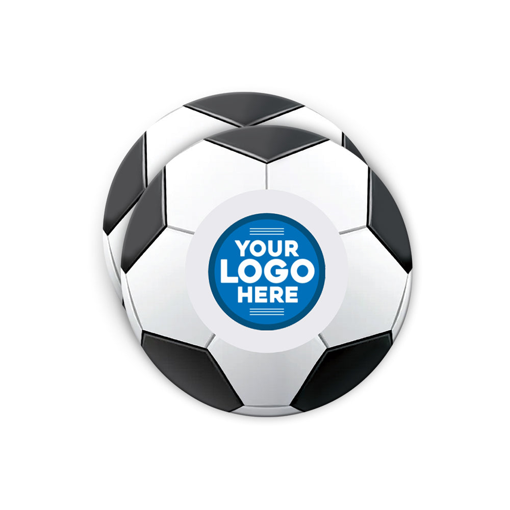 Collection of CT Soccer Coasters White in a gallery layout