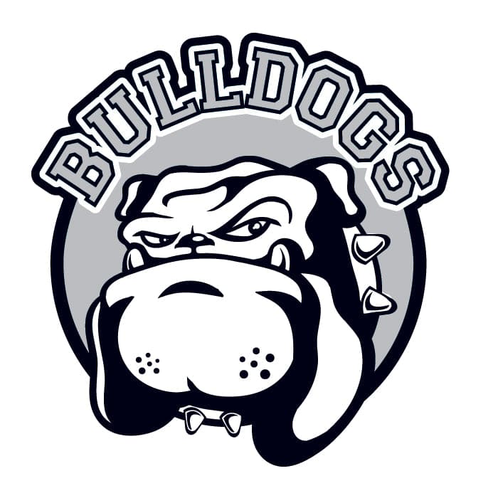 Collection of Bulldogs Promotional Product Tattoo 2 in x 2 in in a gallery layout