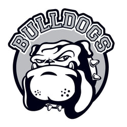 Collection of Bulldogs Promotional Product Tattoo 2 in x 2 in in a gallery layout