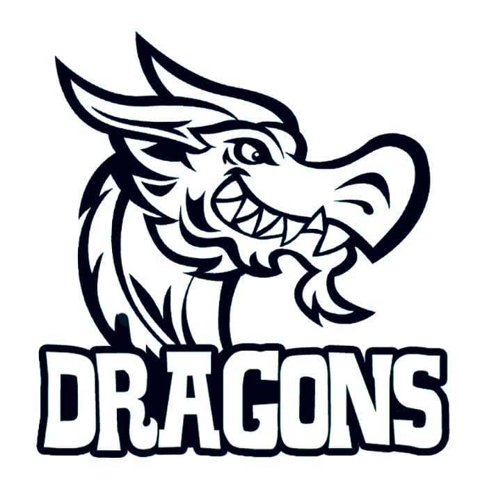 Collection of Dragons Promotional Product Tattoo 2 in x 2 in in a gallery layout