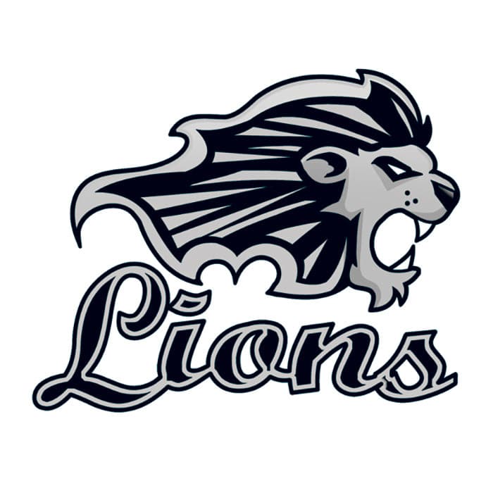Collection of Lions Promotional Product Tattoo 2 in x 2 in in a gallery layout