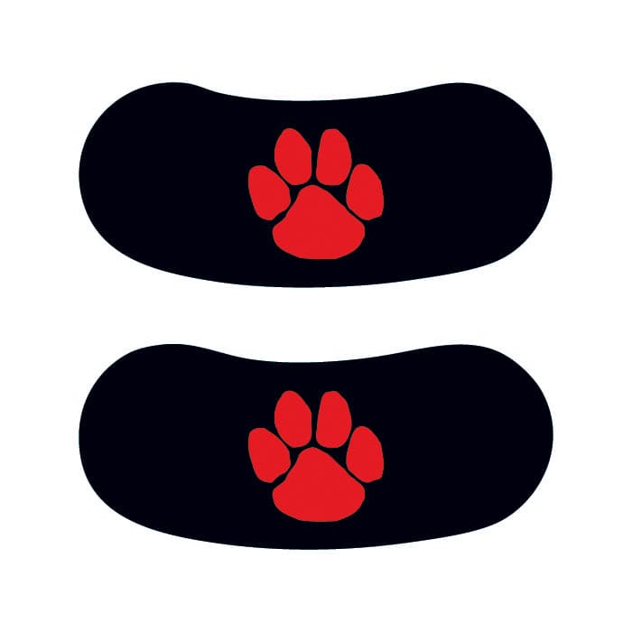Collection of Red Paw Eye Black Promotional Product Tattoo 2 in x 2 in in a gallery layout