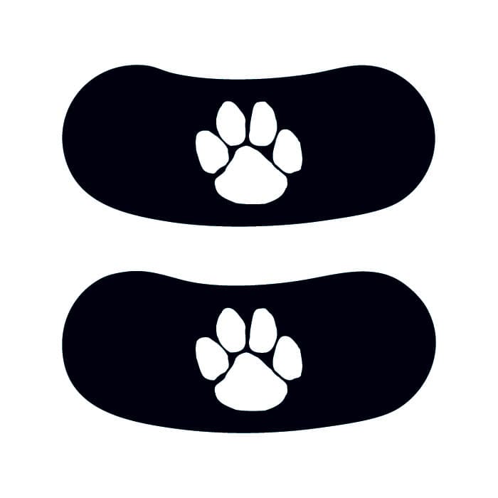 Collection of White Paw Eye Black Promotional Product Tattoo 2 in x 2 in in a gallery layout