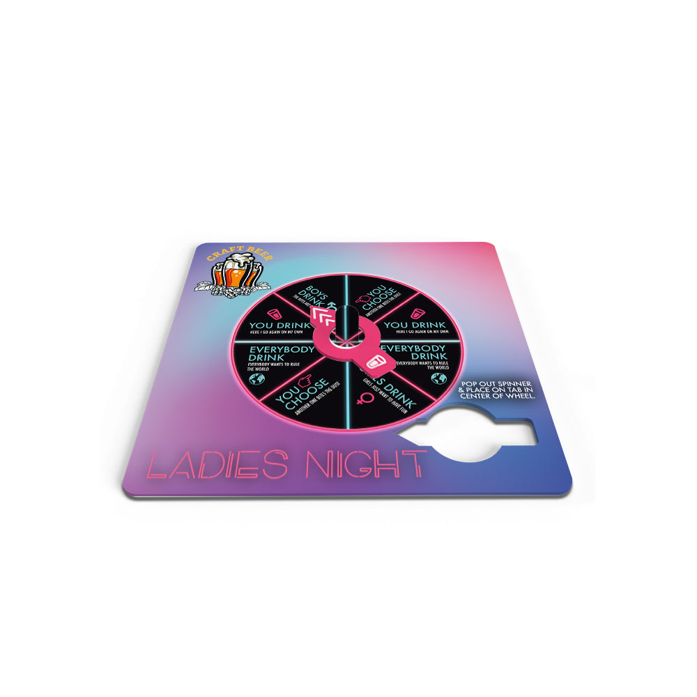 Collection of CT Spinner Popup Coaster White in a gallery layout