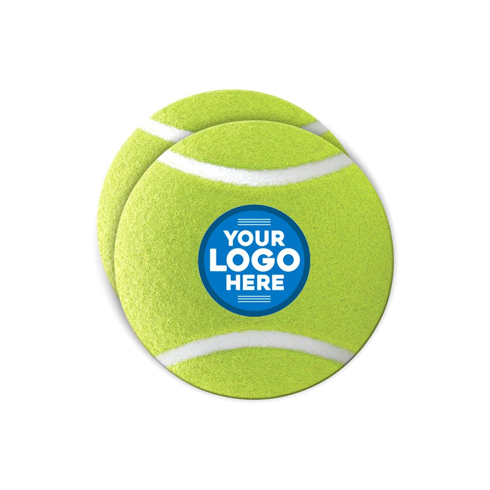 Collection of CT Tennis Coasters White in a gallery layout