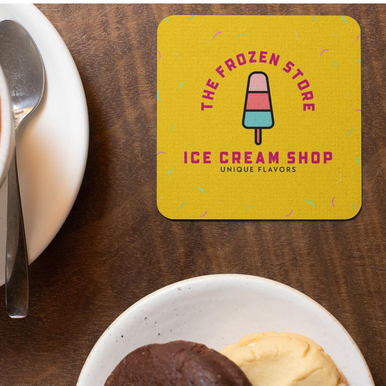 Collection of Square Drink Coaster in a gallery layout