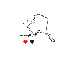Collection of Alaska State Pride Promotional Product Tattoo in a gallery layout