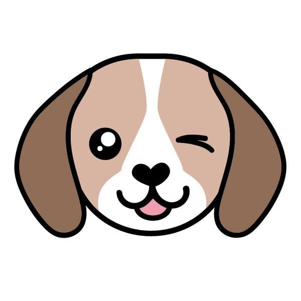 Collection of Beagle Face Promotional Product Tattoo in a gallery layout