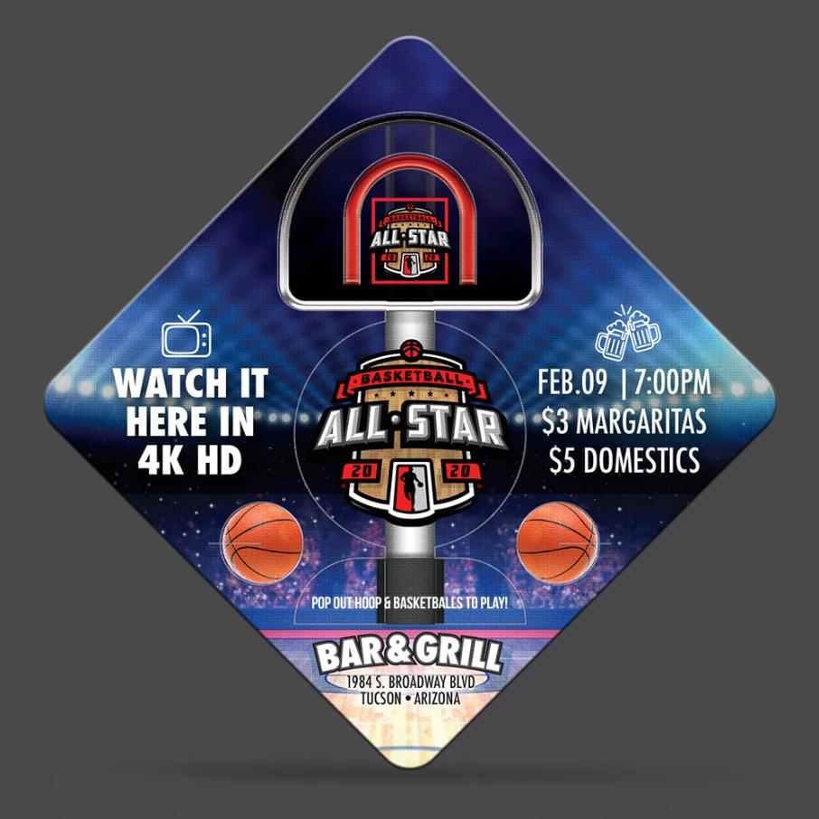 Collection of Pop Ups Basketball Game Coaster 2 in a gallery layout