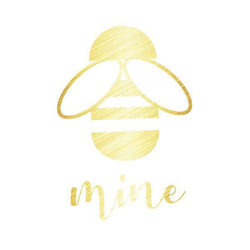Collection of Metallic Bee Mine Promotional Product Tattoo in a gallery layout