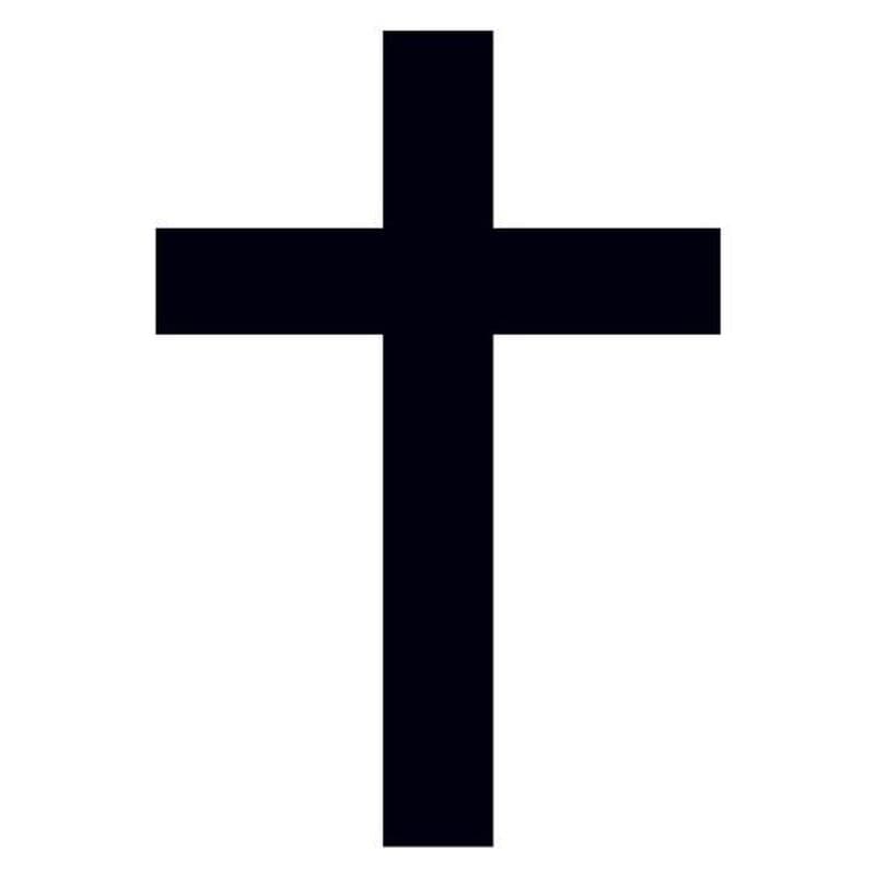 Collection of Black Cross Promotional Product Tattoo in a gallery layout