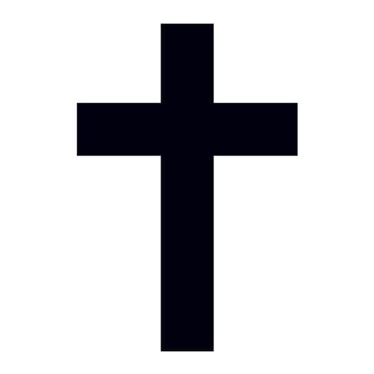 Collection of Small Black Cross Promotional Product Tattoo in a gallery layout