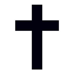 Collection of Small Black Cross Promotional Product Tattoo in a gallery layout