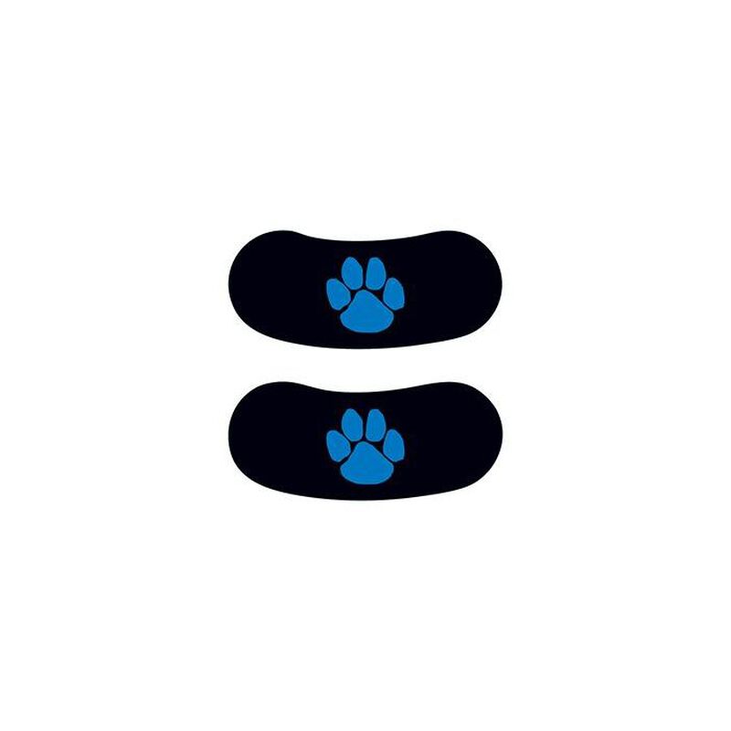Collection of Blue Paw Eye Black Temporary Tattoo in a gallery layout