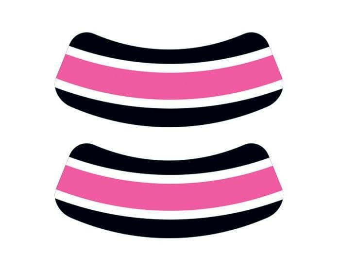 Collection of Breast Cancer Awareness Eye Black Promotional Product Tattoo in a gallery layout