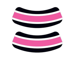 Collection of Breast Cancer Awareness Eye Black Promotional Product Tattoo in a gallery layout