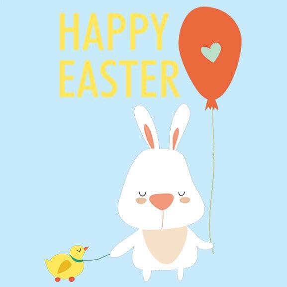 Collection of Happy Easter Bunny Promotional Product Tattoo in a gallery layout