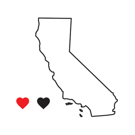 Collection of California State Pride Promotional Product Tattoo in a gallery layout