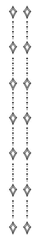 Collection of Diamond Spine Promotional Product Tattoo in a gallery layout