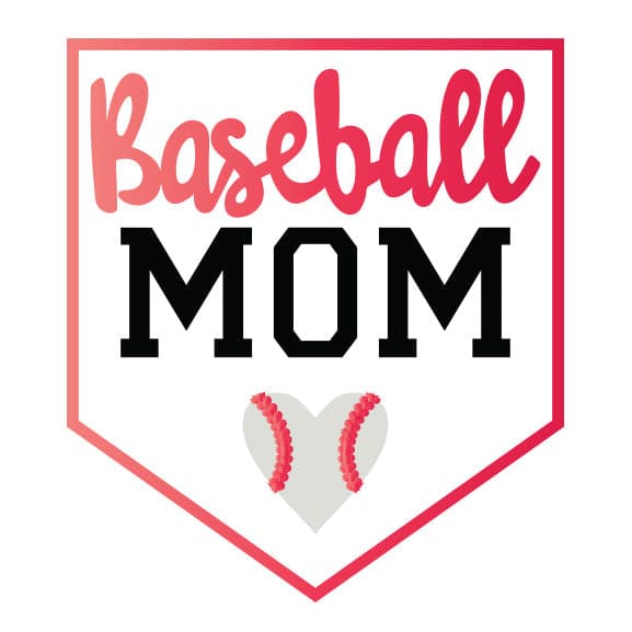 Collection of Baseball Mom Plate Metallic Promotional Product Tattoo in a gallery layout