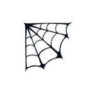 Collection of Glow In The Dark Corner Spider Web Promotional Product Tattoo in a gallery layout