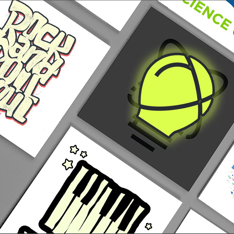 Collection of Custom Glow In The Dark Temporary Tattoo in a gallery layout