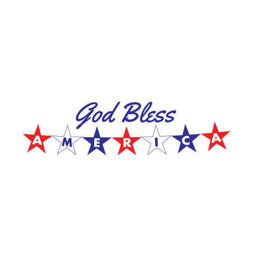 Collection of God Bless America Promotional Product Tattoo in a gallery layout