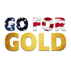 Collection of Go For Gold America Promotional Product Tattoo in a gallery layout