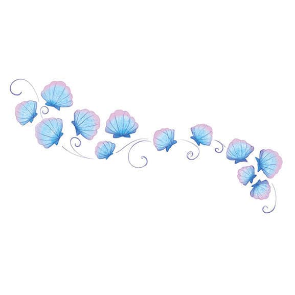 Collection of Seashell Armband Promotional Product Tattoo in a gallery layout