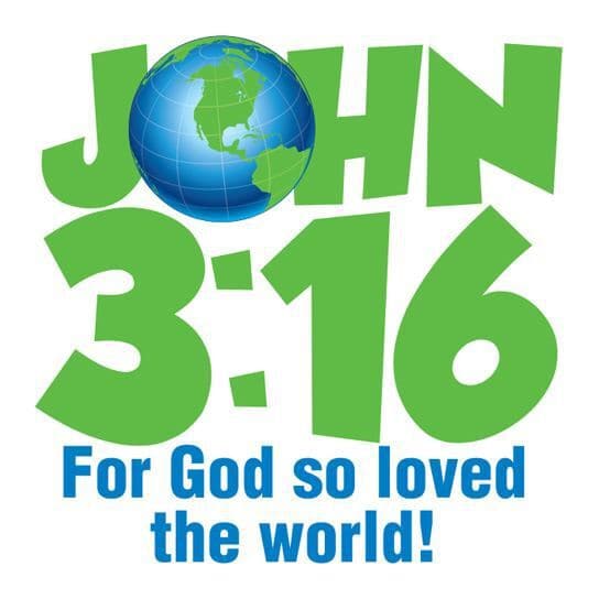 Collection of John 3:16 Earth Promotional Product Tattoo in a gallery layout