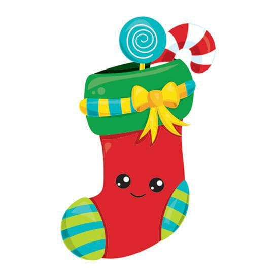 Collection of Jolly Stocking Promotional Product Tattoo in a gallery layout