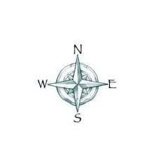 Collection of Kids Compass Promotional Product Tattoo in a gallery layout
