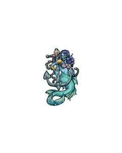 Collection of Kids Mermaid Skull Pirate Promotional Product Tattoo in a gallery layout