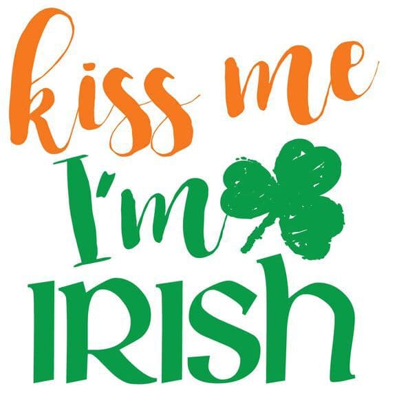 Collection of Kiss Me I'm Irish Promotional Product Tattoo in a gallery layout