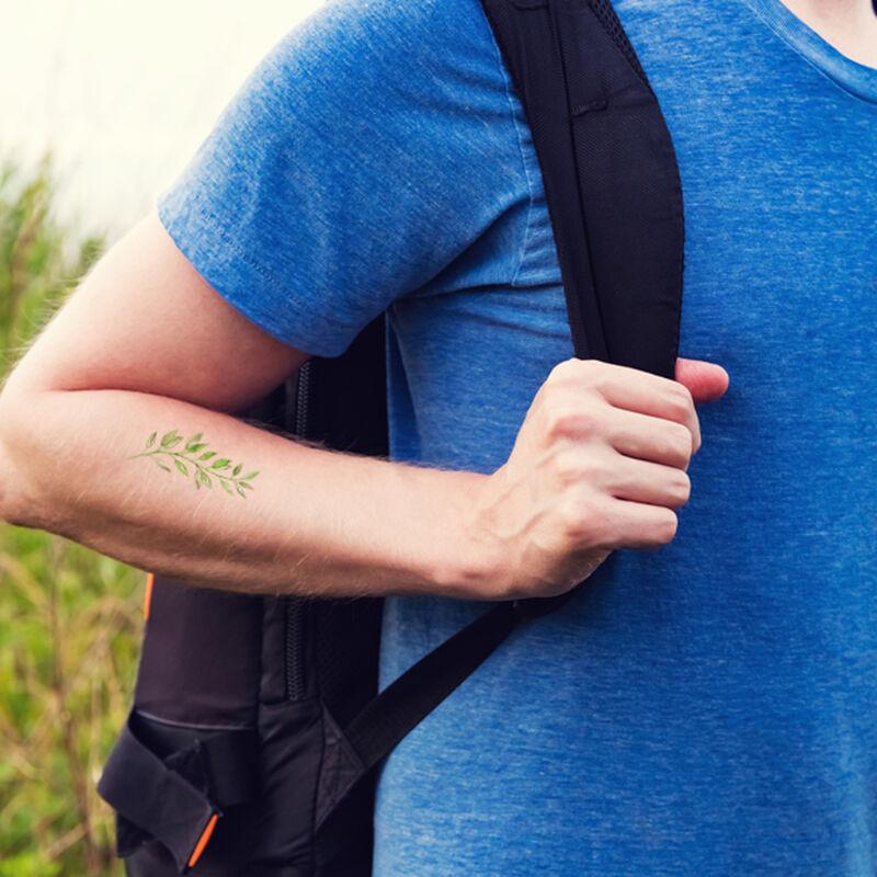 Collection of Watercolor Leaves Temporary Tattoo in a gallery layout