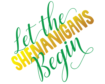 Collection of Metallic Let the Shenanigans Begin Promotional Product Tattoo in a gallery layout