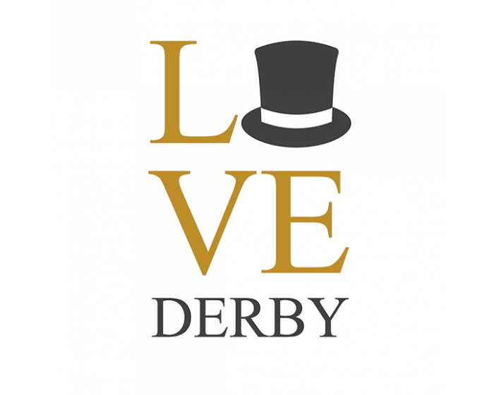 Collection of Metallic Love Derby Promotional Product Tattoo in a gallery layout