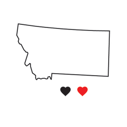 Collection of Montana State Pride Promotional Product Tattoo in a gallery layout