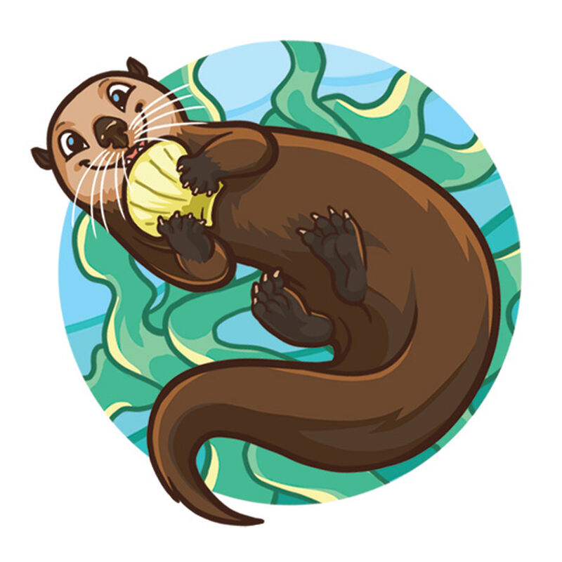 Collection of Otter Temporary Tattoo in a gallery layout
