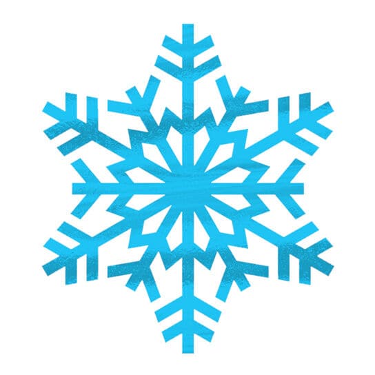 Collection of Metallic Snowflake Promotional Product Tattoo in a gallery layout