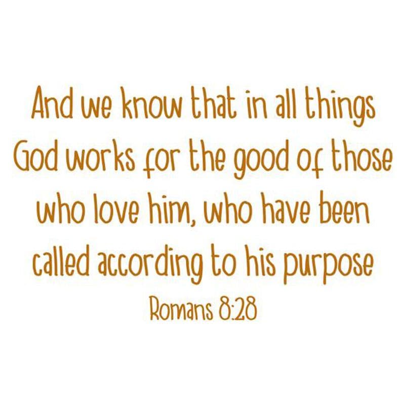 Collection of Romans 8:28 Promotional Product Tattoo in a gallery layout