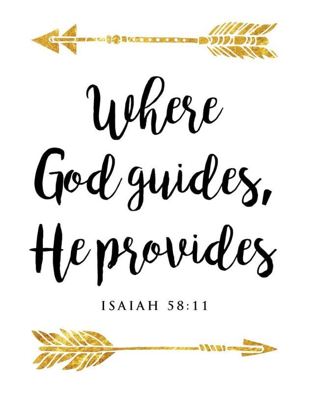 Collection of Metallic Isaiah 58:11 Promotional Product Tattoo in a gallery layout
