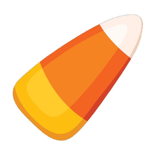 Collection of Candy Corn (Small) Promotional Product Tattoo in a gallery layout