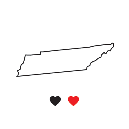 Collection of Tennessee State Pride Promotional Product Tattoo in a gallery layout