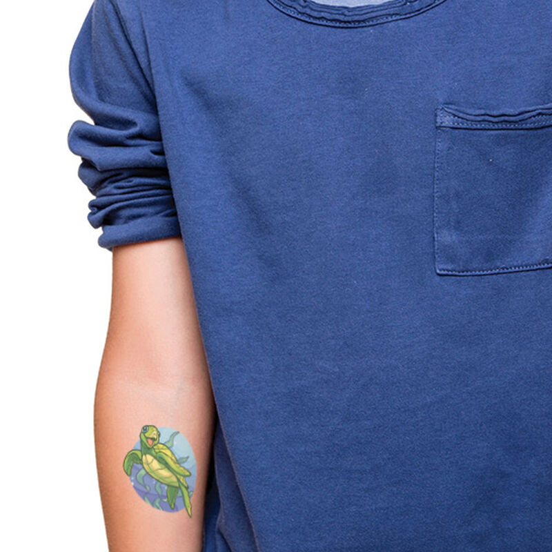 Collection of Terrific Turtle Temporary Tattoo in a gallery layout