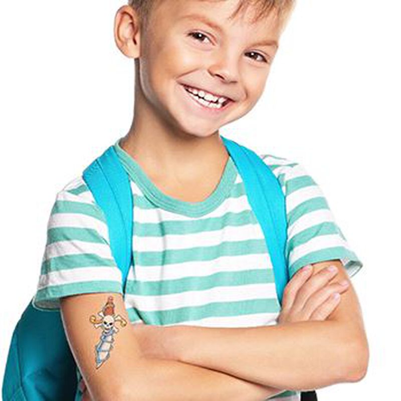 Collection of Traditional Pirate Sword Temporary Tattoo in a gallery layout