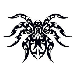 Collection of Tribal Spider Temporary Tattoo in a gallery layout