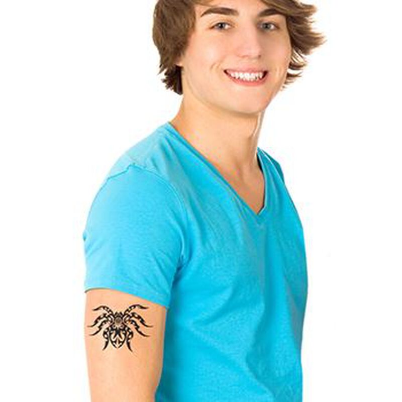 Collection of Tribal Spider Temporary Tattoo in a gallery layout