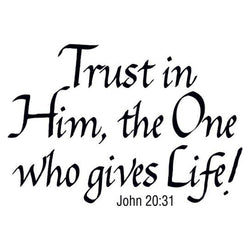 Collection of Trust In Him Promotional Product Tattoo in a gallery layout
