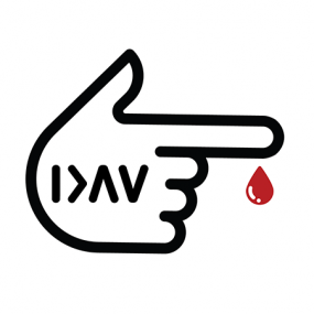 Collection of Type 1 Diabetes Finger Gun Promotional Product Tattoo in a gallery layout